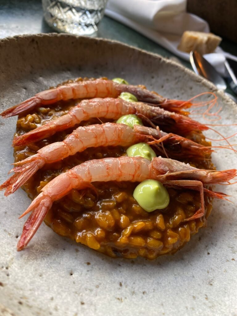 arroz con gambitas mediamanga